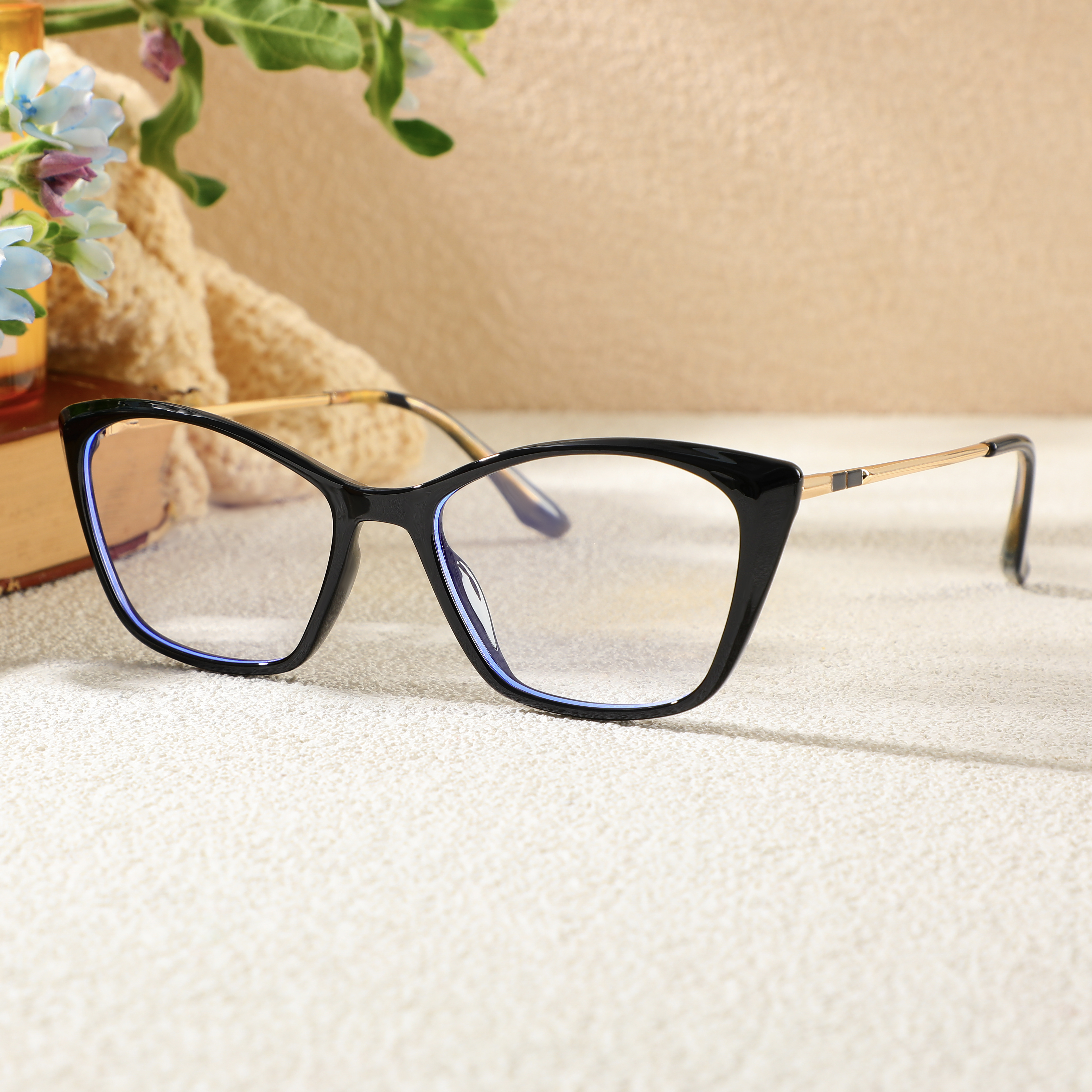 Lunettes de Vue Louis Cat Eye Noir 