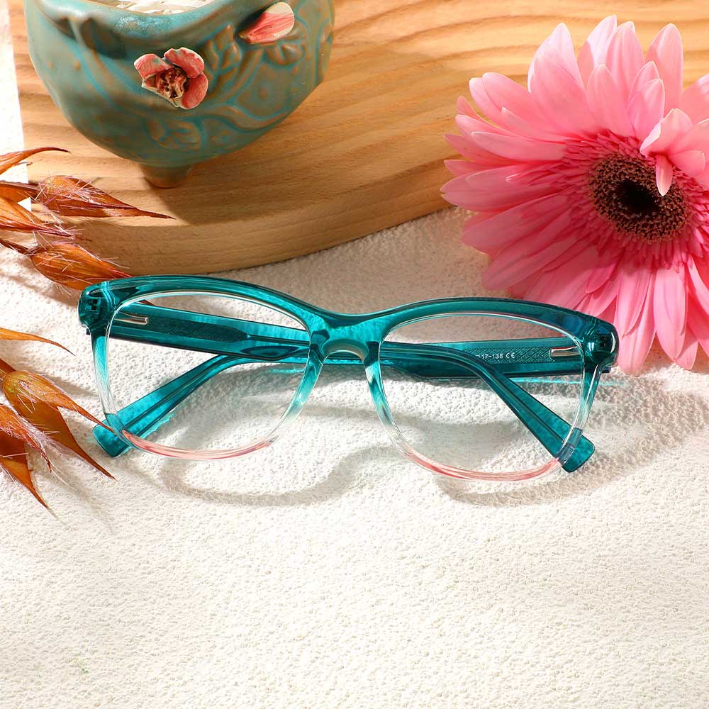 Bowman Quadratische Grüne Brille