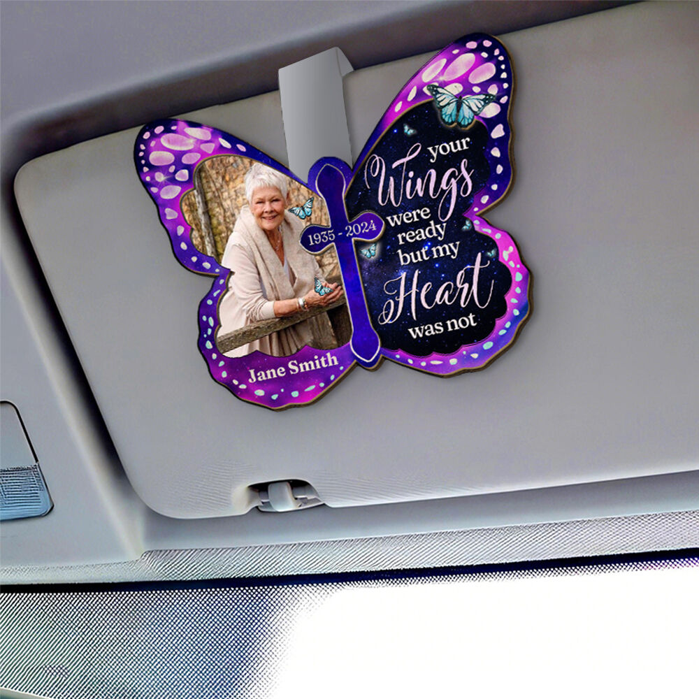 Personalized Car Visor Clip Memorial Gift Car Accessories for Family Members