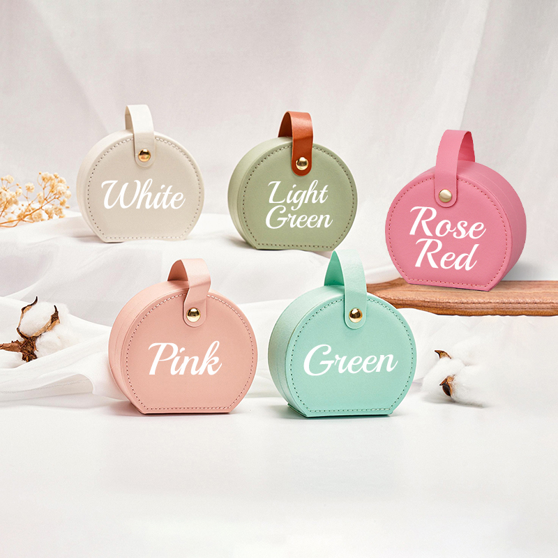 Estuche de viaje para joyas con nombre personalizado y diseño de corazón, regalo romántico para esposa