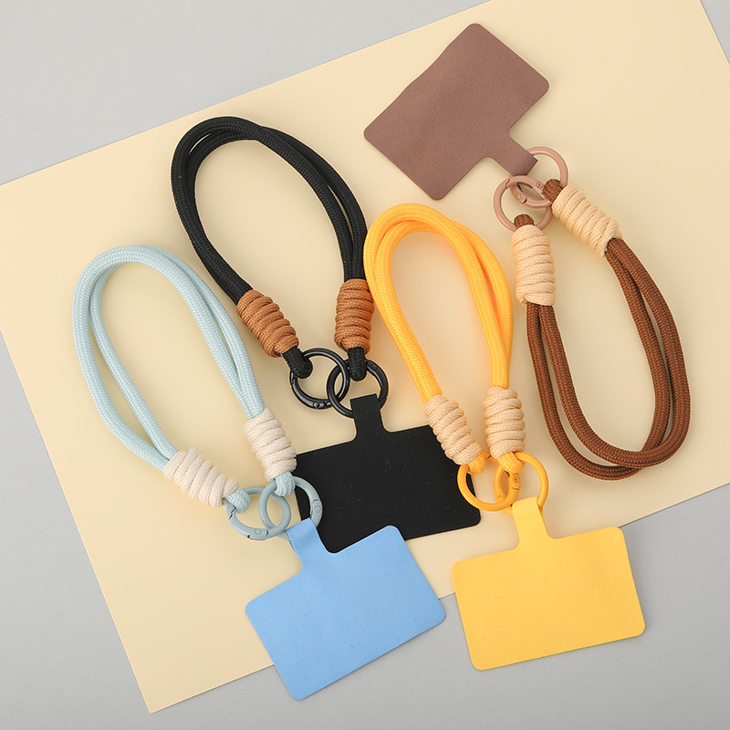 Personalized Braided Rope Phone Chain with Minifigure and Acrylic Photo Gift