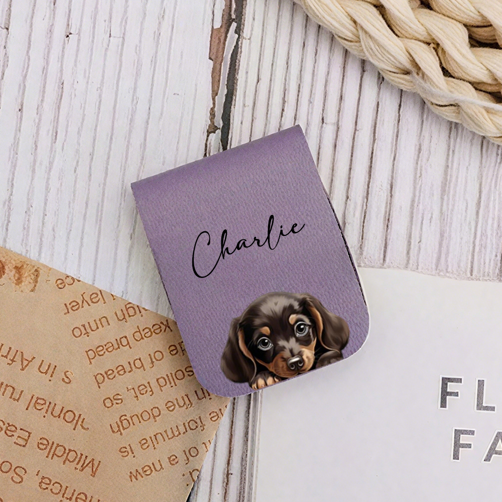 Personalized Magnetic Bookmarks Customized Pet Name Reading Accessories for Pet Lovers