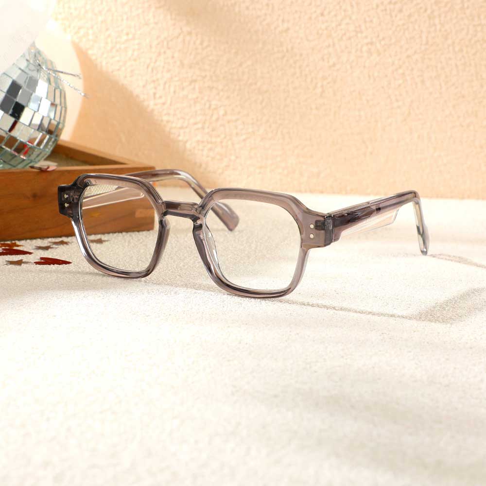 Occhiali da Vista Tony Quadrato Grigio 