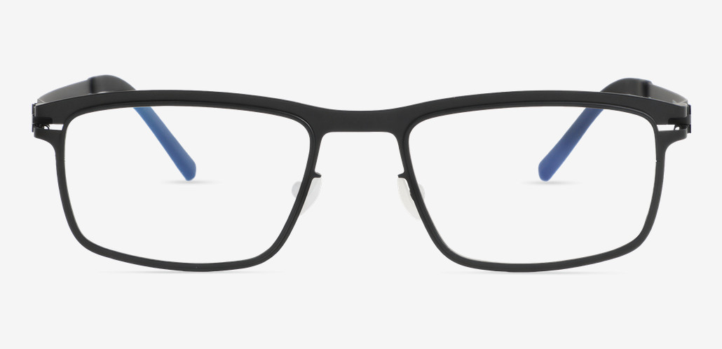 Hughes Gafas Rectangulares Negras