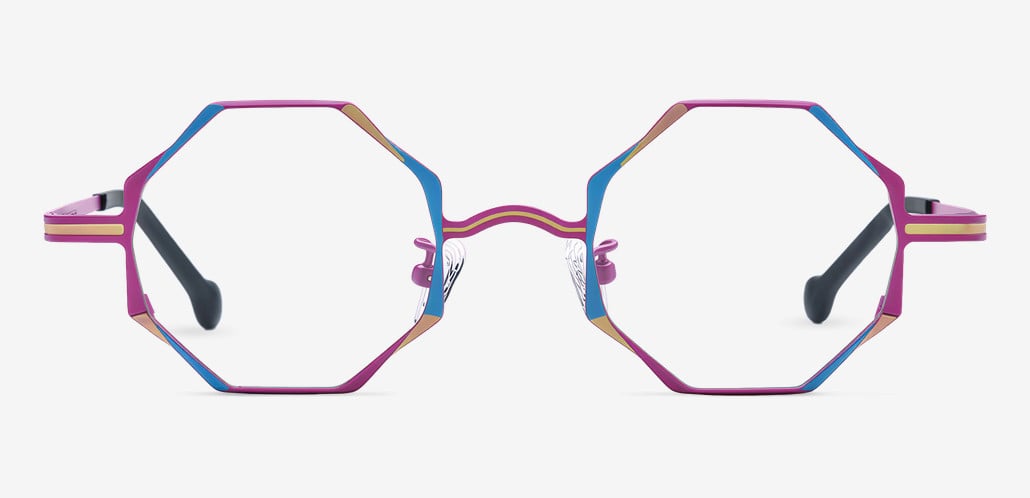 Sawye Lunettes Géométriques Violettes