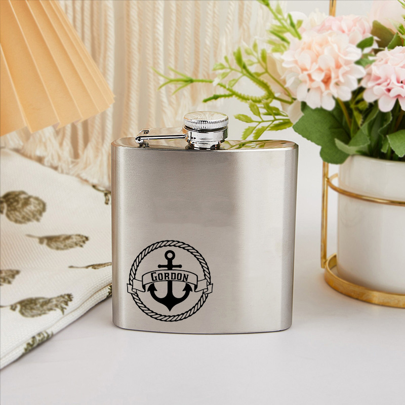 名入れ スキットル ステンレス ウイスキーボトル カスタマイズ