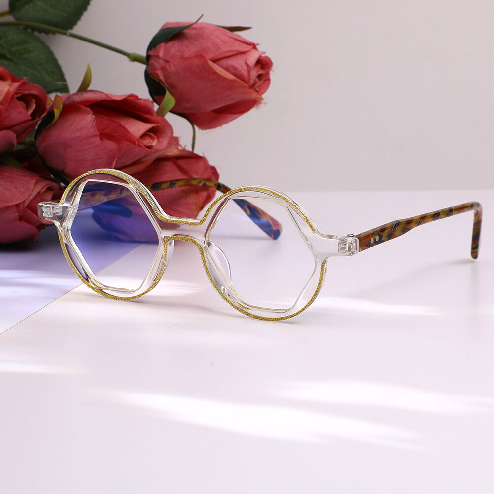 Tennant Round Gold Glasses