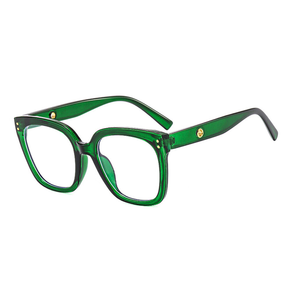 Trog Square Green Glasses