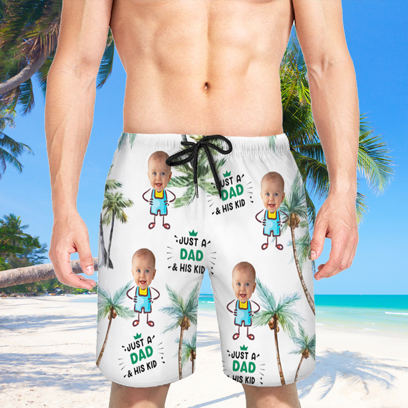 Shorts de playa personalizados para hombre: un regalo divertido para el Día del Padre