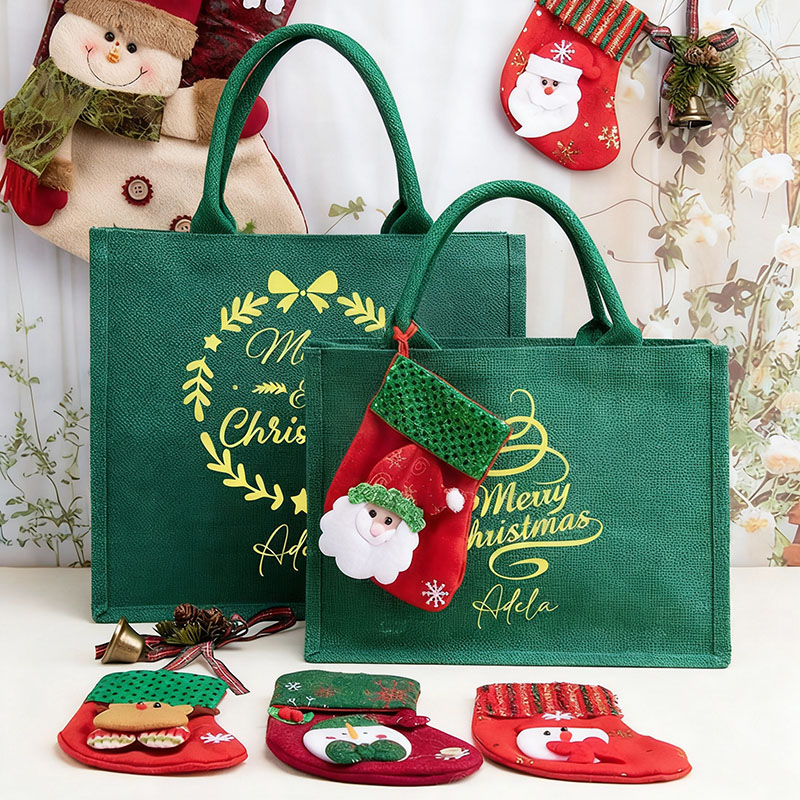 Personalized Name Christmas Gift Bags Special Present for Your Love