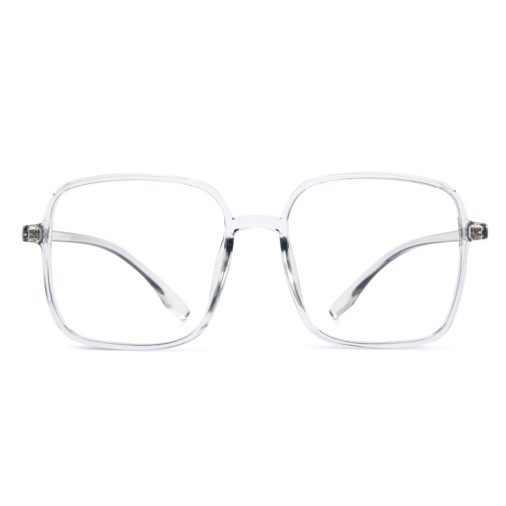 Visiona Square Clear Grey Glasses