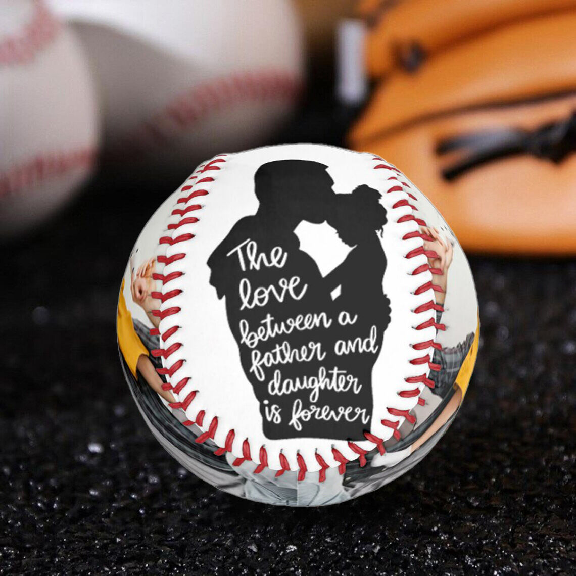 Personalized Baseball Gift from Daughter for Father Day