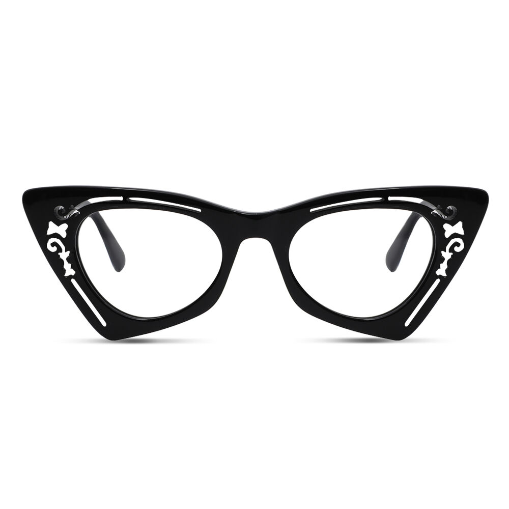 Aldrida Cat Eye Schwarze Brille