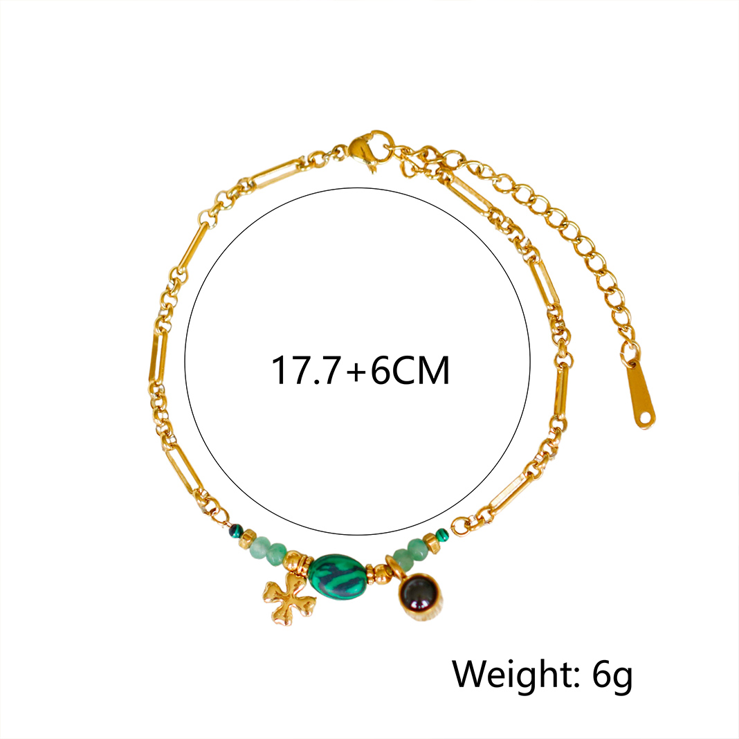 Bracciale personalizzato con immagine proiettata e perline colorate Regalo per ragazza