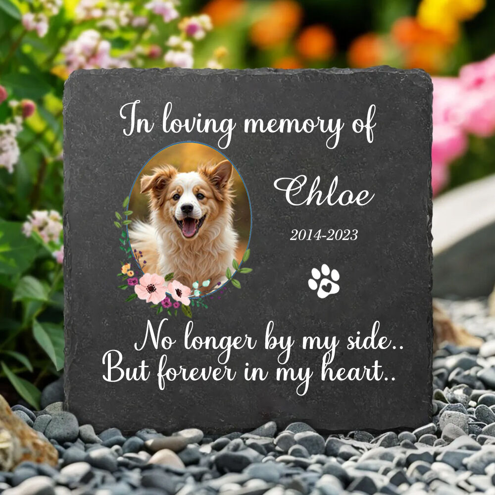 Personalized Garden Stone Pet Memorial Stone Sympathy Gifts for Pet Owners