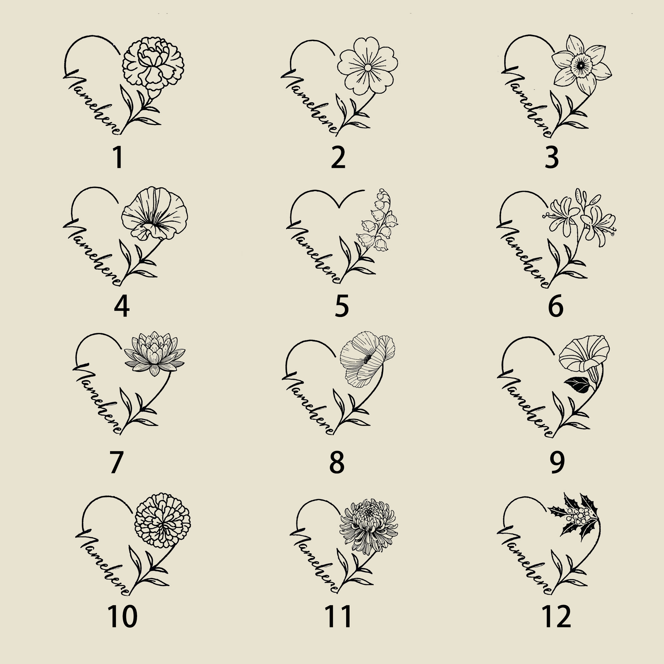 Personalized Birth Flower Magnetic Bookmark PU Leather Bookmark Book Lover Gift for Birthday