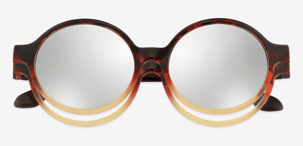 Dubois Lunettes Rondes Rouges