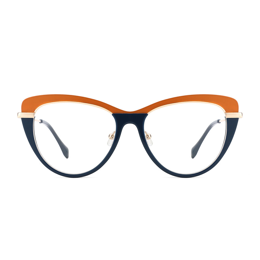 Occhiali da Vista Catwoman Cat Eye Arancione 