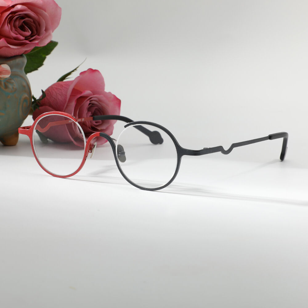 Ramay Round Red Glasses