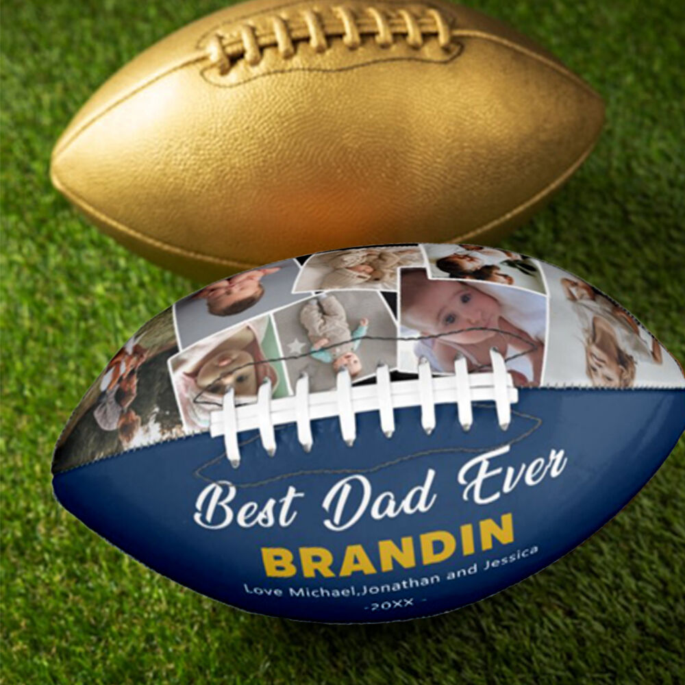 Balón de fútbol personalizable con muchas fotos para mandárselo a papá