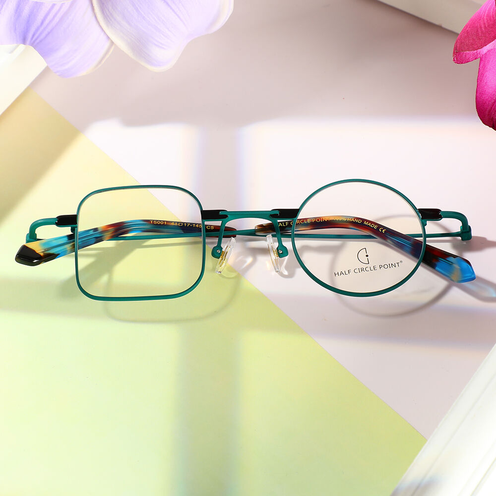 Lunettes de Vue Marronine Carré Vert