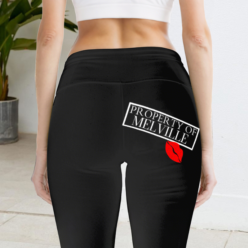 Personalisierte Leggings Stempeldesign Kreatives Geschenk für Ihren Liebhaber Ehefrau