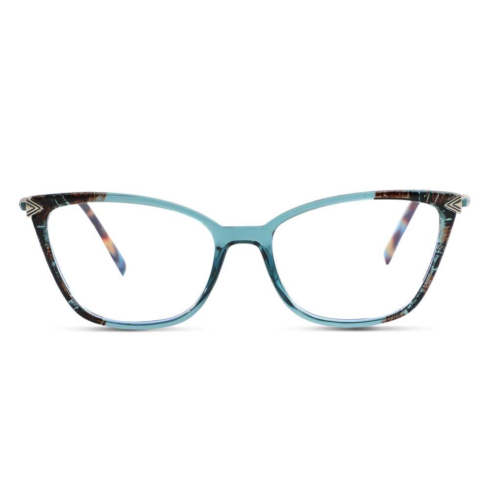 Malthus Cat Eye Blaue Brille