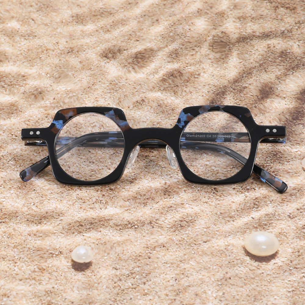 Occhiali da Vista Knibbs Quadrato Blu Blak 