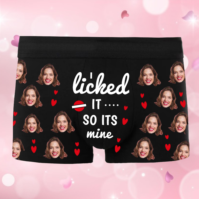 Personalized Picture Men's Underwear Boxer Briefs Creative Valentine's Day Gift