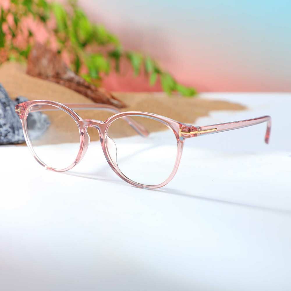 Lunettes de Vue Darren Ronde Rose