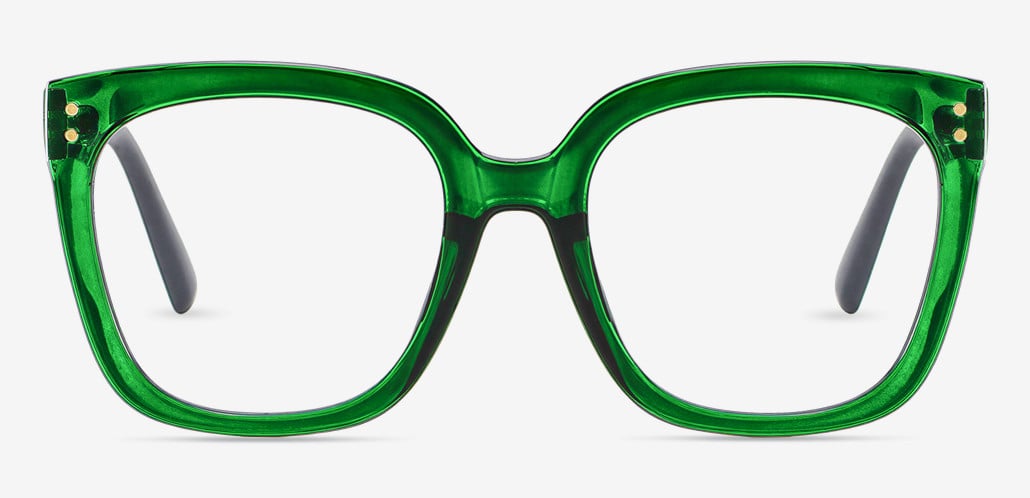 Trog Lunettes Carrées Vertes