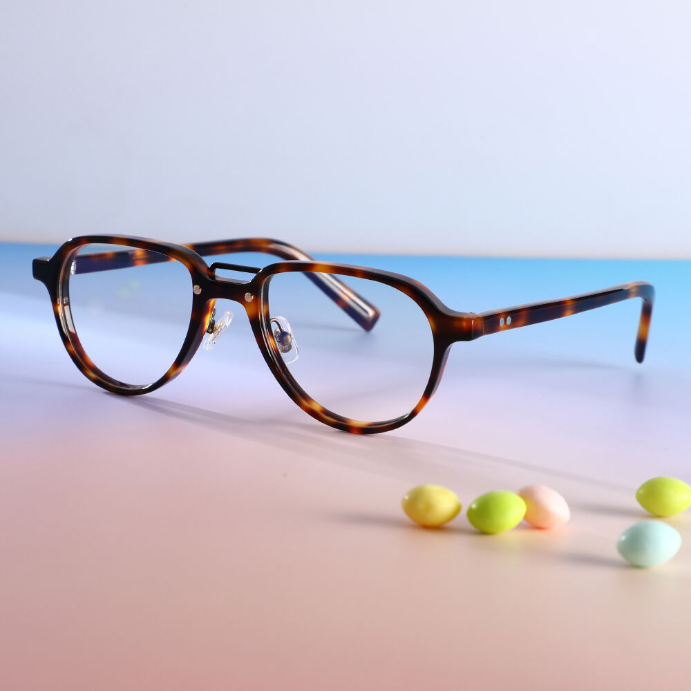 Prasil Oval Tortoise Glasses