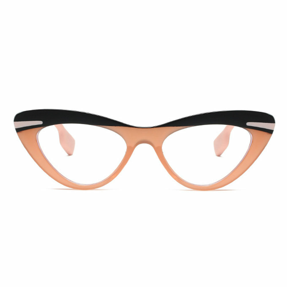 Emma Cat Eye Orange Glasses