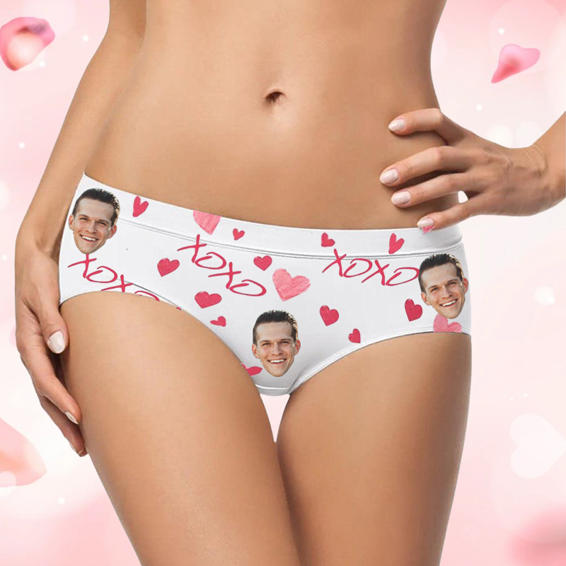 Personalized Photo Women Women's Underwear Cute Gift for Favourite Girlfriend