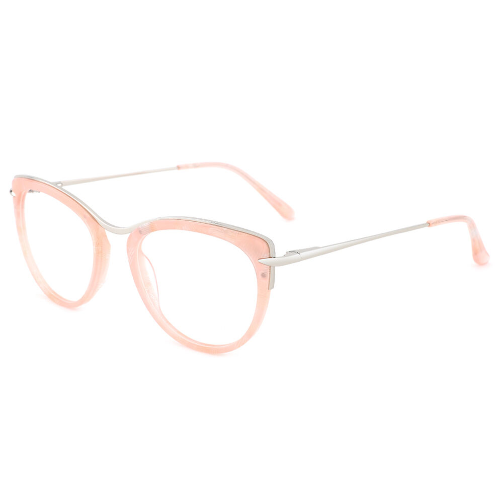 Emily Cat Eye Rosa Brille