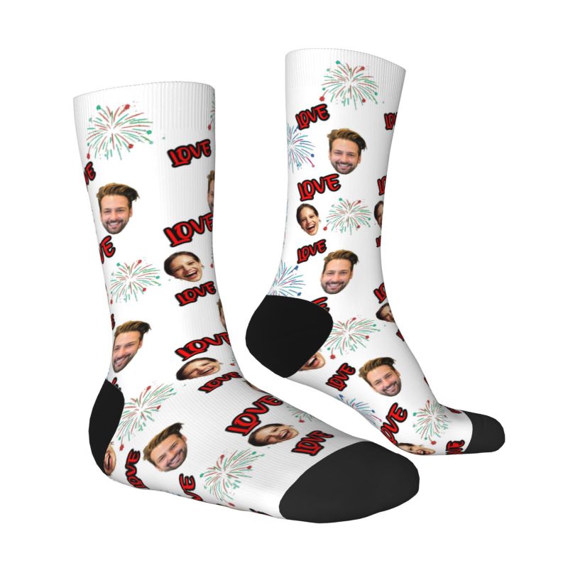 カスタマイズ 顔 イラスト ハイソックス