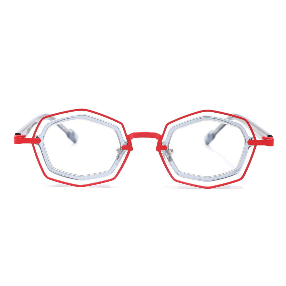 Rone Geometric Blue Glasses