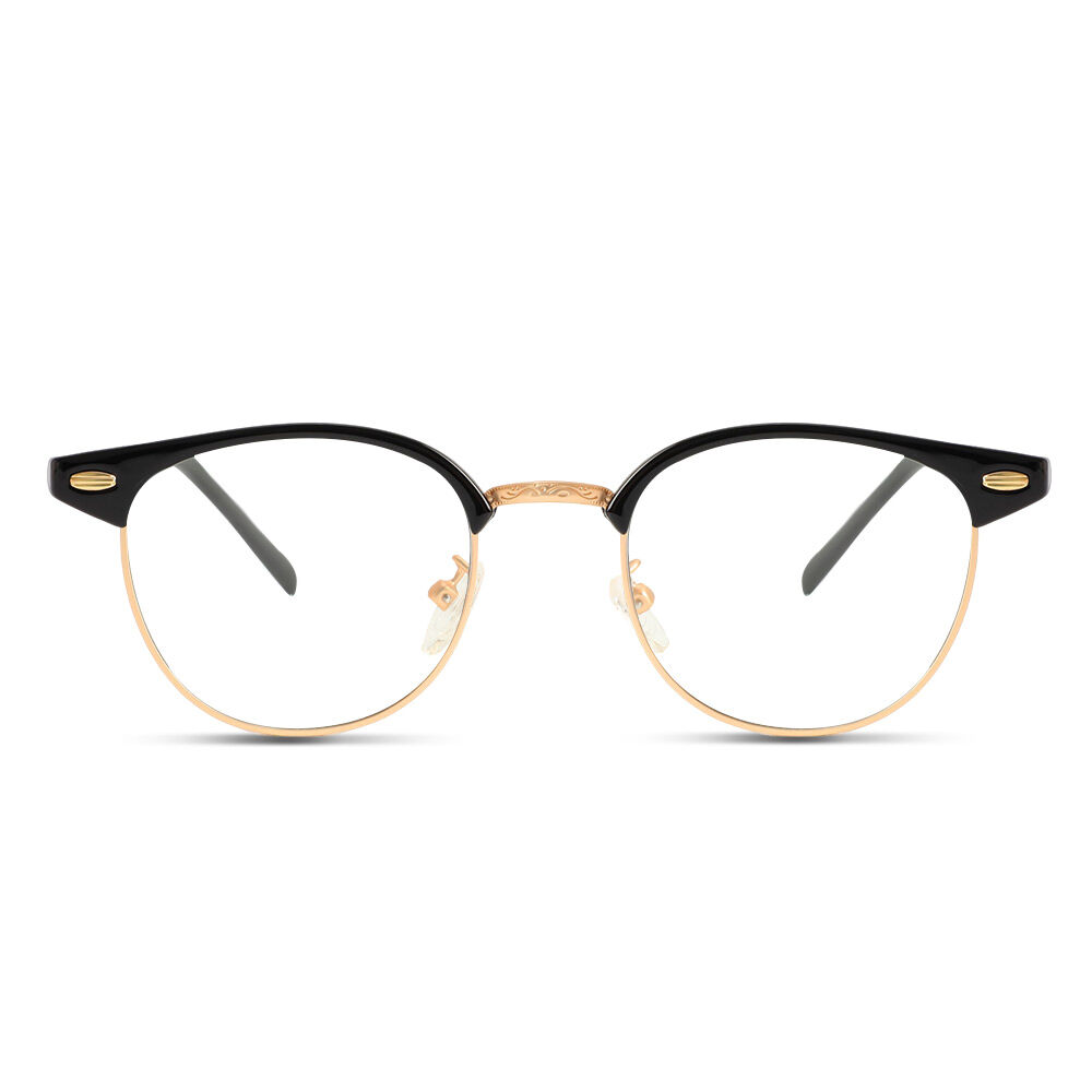Dempsey Browline Schwarze Brille
