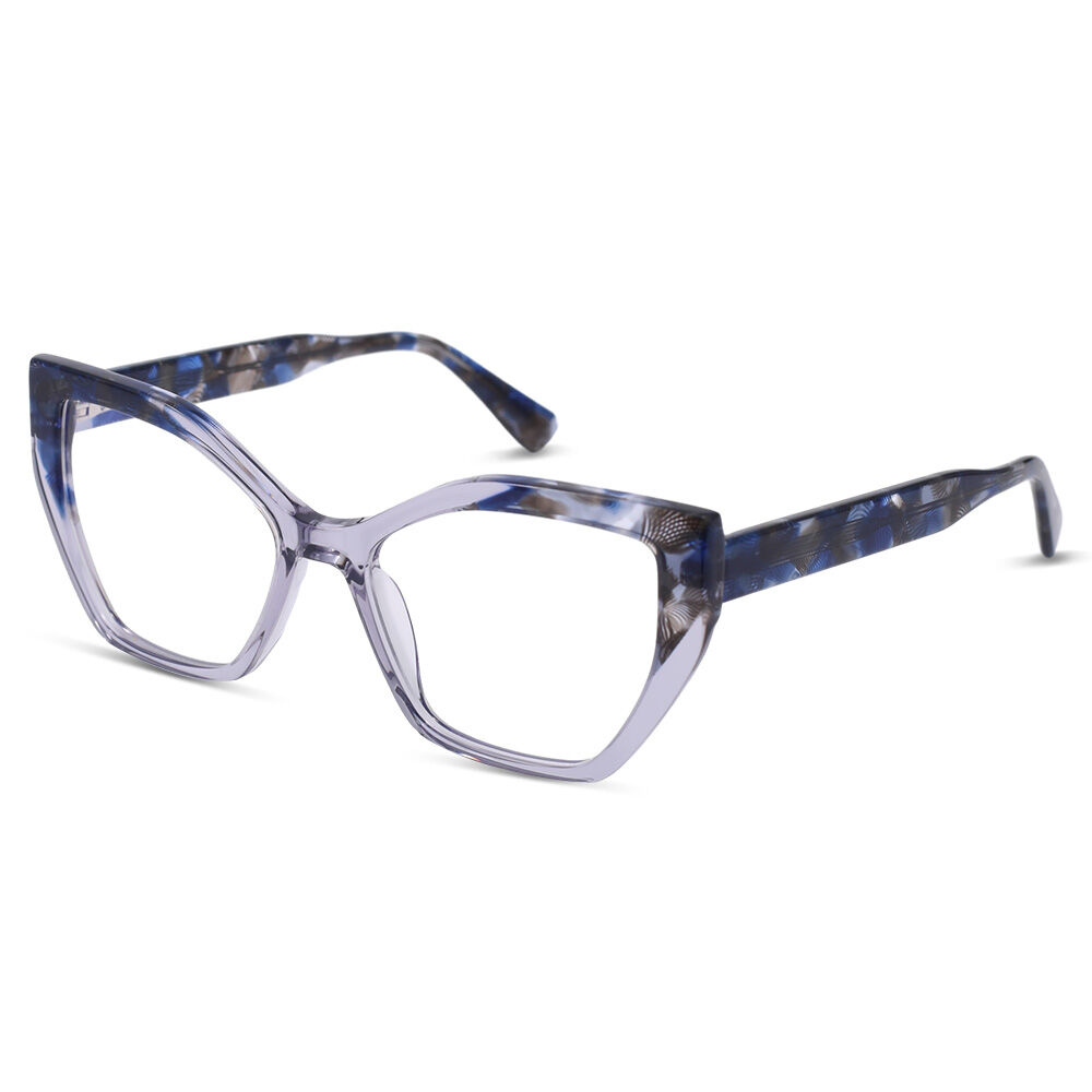 Whitney Cat Eye Blue Glasses