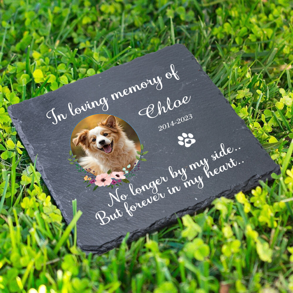 Personalized Garden Stone Pet Memorial Stone Sympathy Gifts for Pet Owners