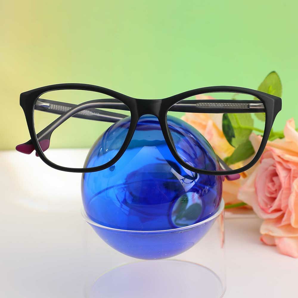 Occhiali da Vista Evelyn Cat Eye Nero