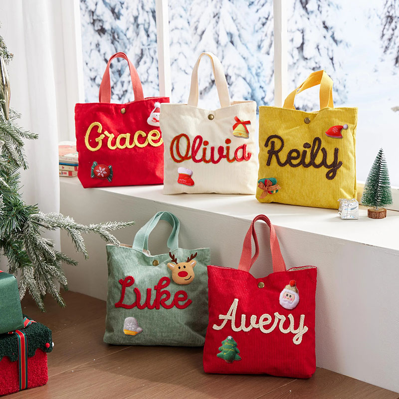 Personalized Name Bag with Cute Decor Interesting Gift for Bestie