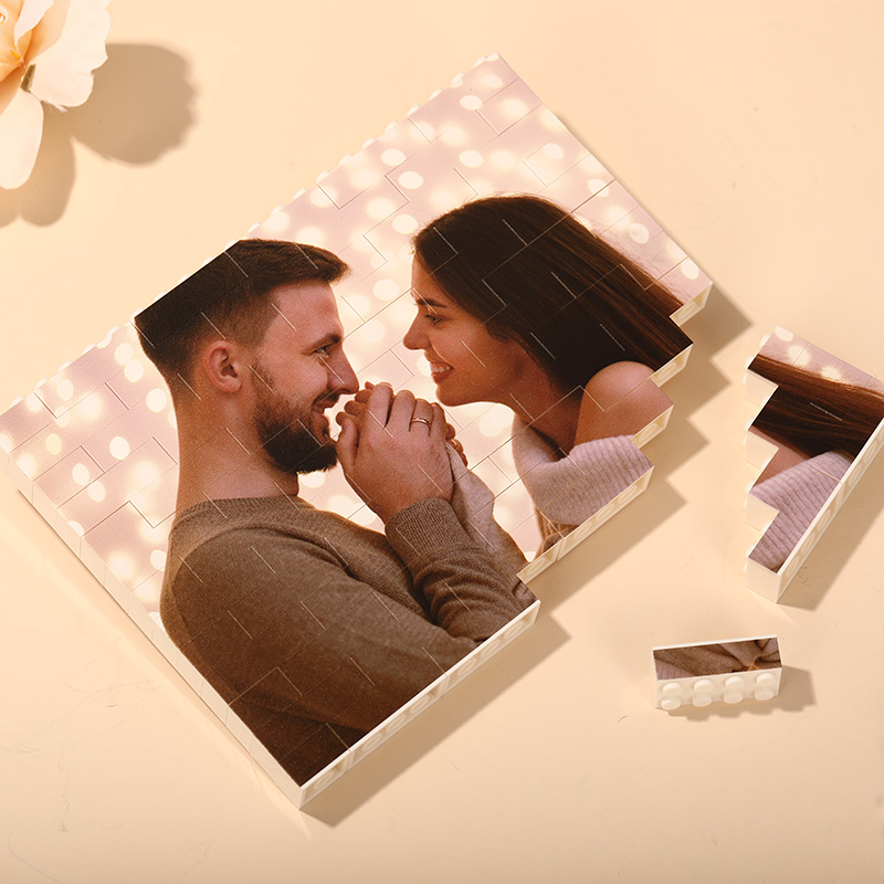 Personalized Building Block Puzzle Custom Photo Brick Rectangle
