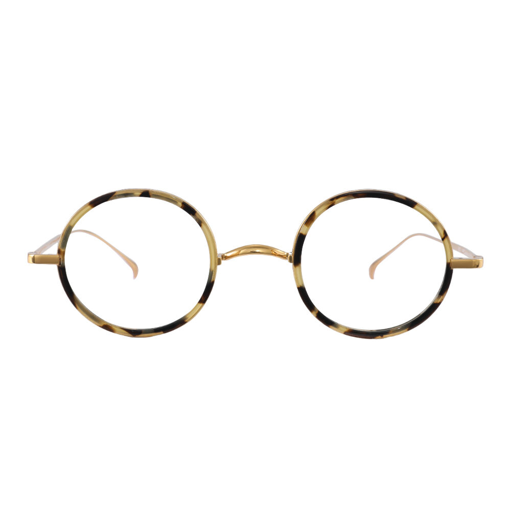 Gail Round Yellow Glasses