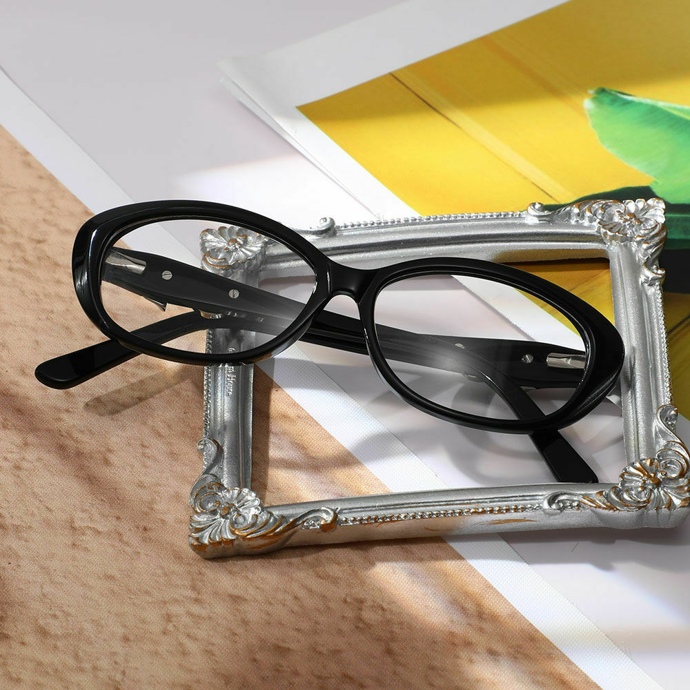 Emmi Cat Eye Black Glasses