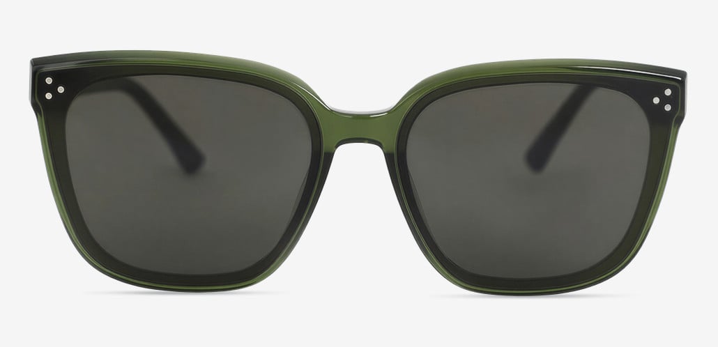 Clark Green Square Sunglasses