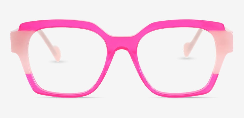 Winifred Pink Square Glasses