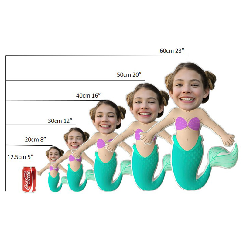 Custom Face Funny Cat Pillow 3D Portrait Pillow for Pet