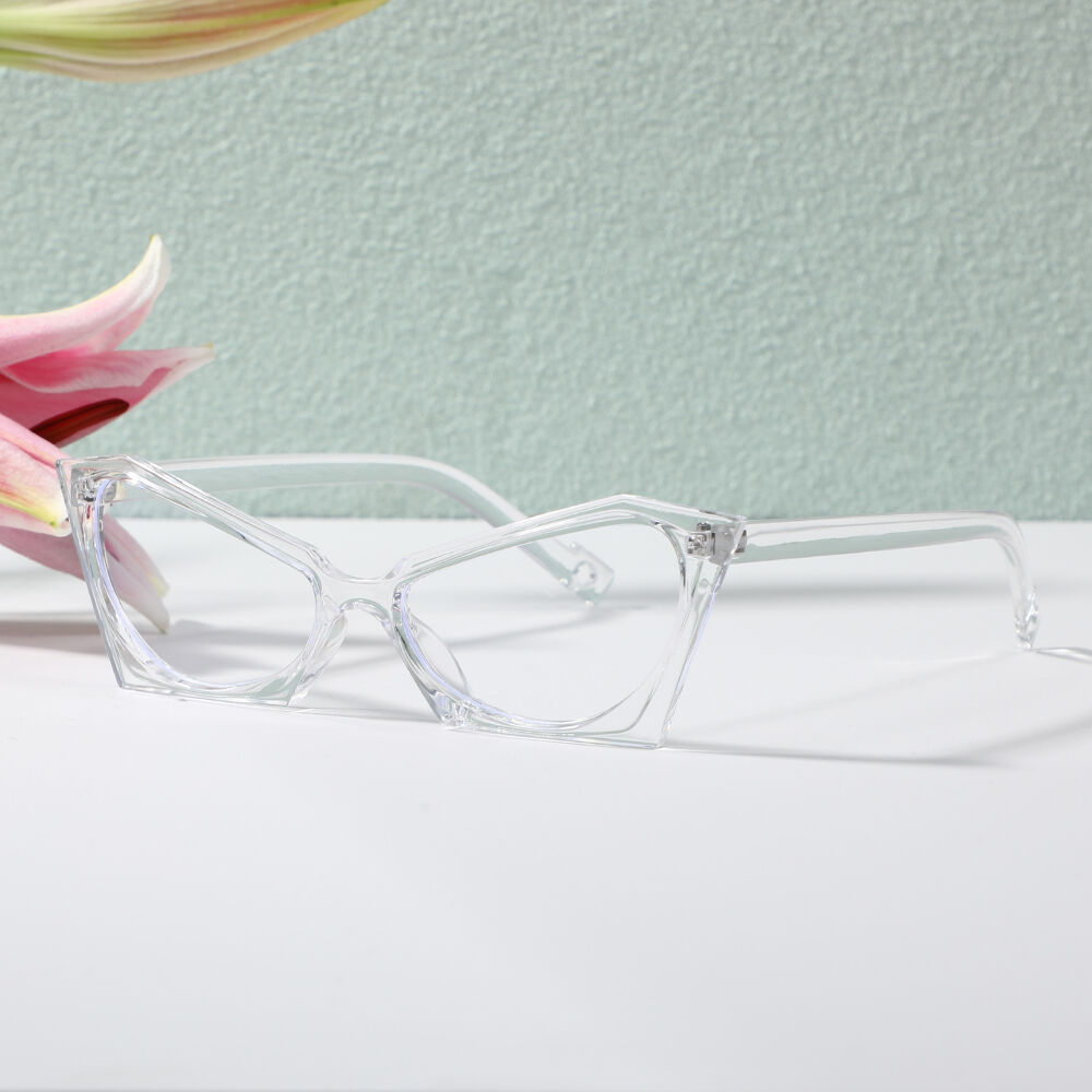 Alvon Cat Eye Clear Glasses
