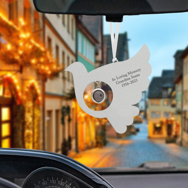 Personalized Bird Christmas Projection Hanging Ornaments Customized Photo Commemorative Gifts For Loved Ones